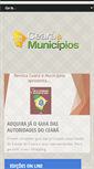 Mobile Screenshot of municipiosdoceara.com.br